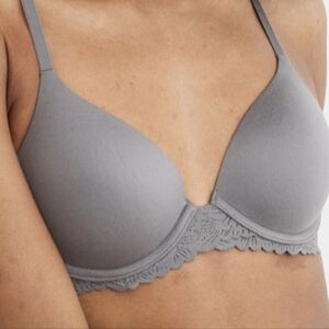 Aerie Real Sunnie Full Coverage Bra Gray Size 38DD NEW 🆕 NWT